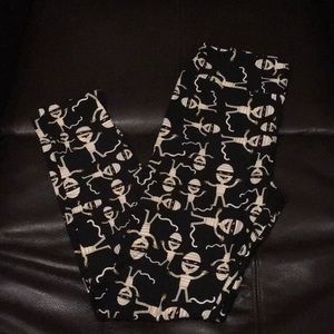 Lularoe OS Mummy leggings